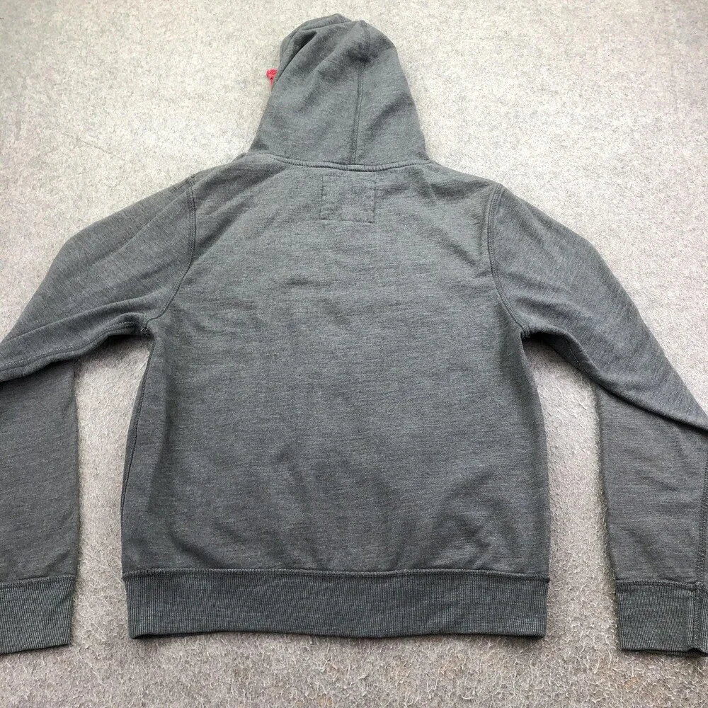 Alabama Crimson Tide Hoodie Womens L Gray NCAA Football Pressbox Sweatshirt